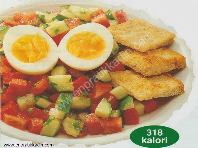 Sarımsaklı Salata ve Kalorisi